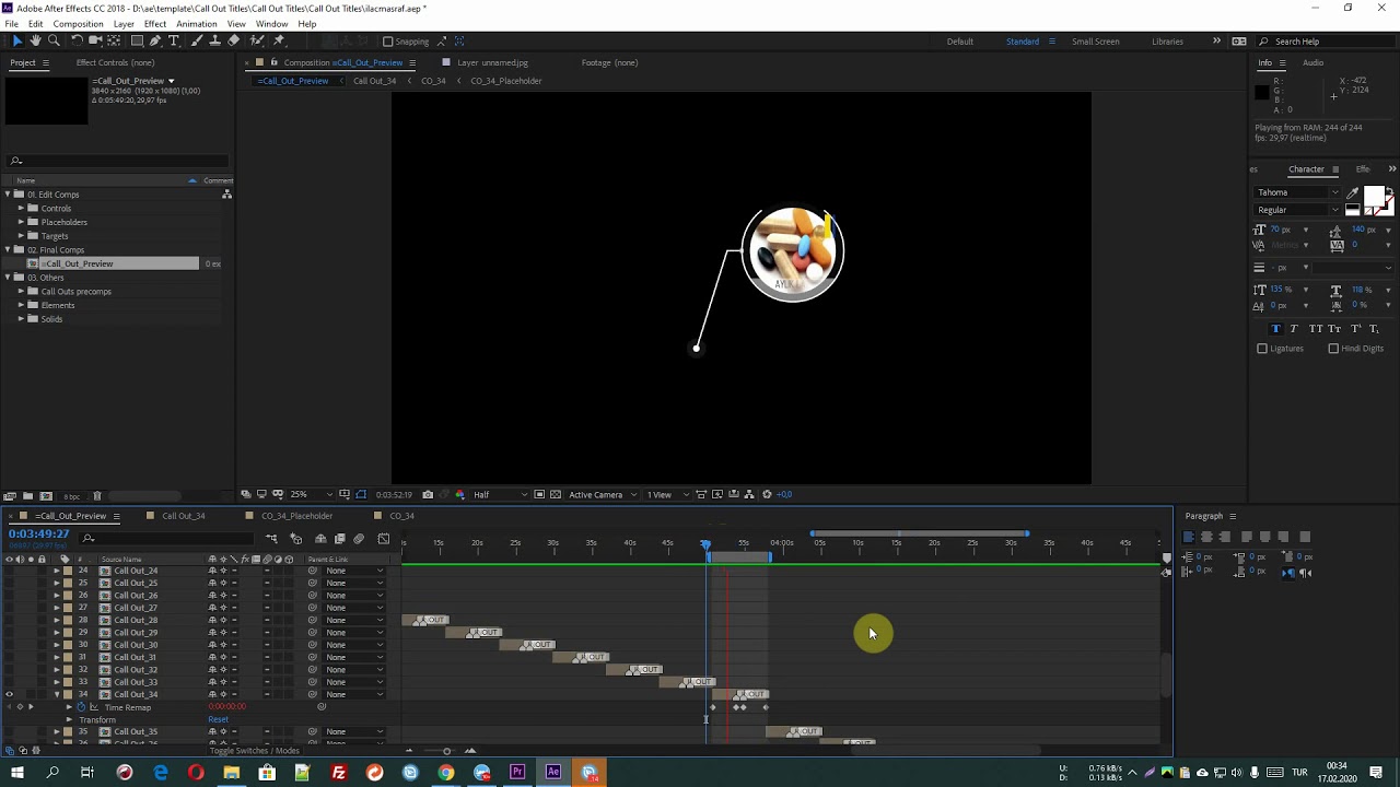 Adobe After Effects  Render - After effects belirli bir alanı render alma