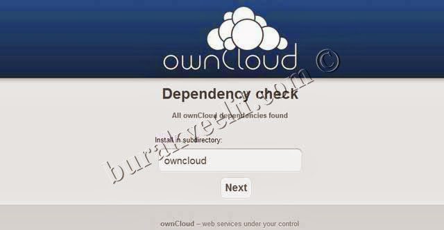 owncloud setup-2