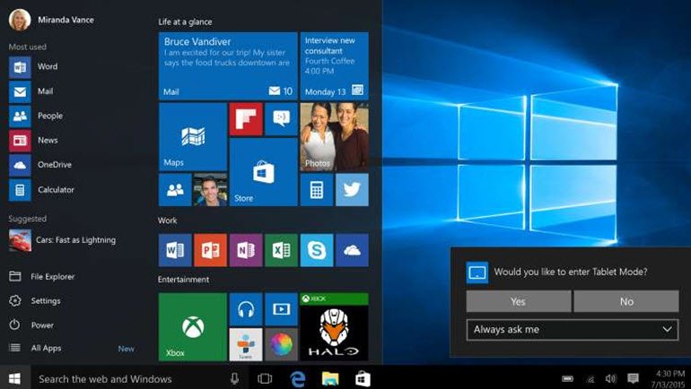 windows 10da baslangica program nasil eklenir