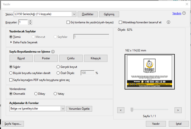 epson l350 zarf yazdirma 01