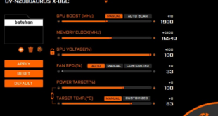 aorus geforce rtx x2122 2080 8g kart ayarlari mining ve gaming modlar 01