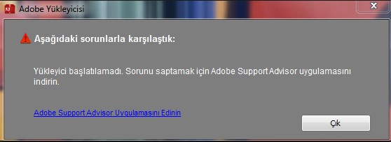 photoshop yukleme hatasi