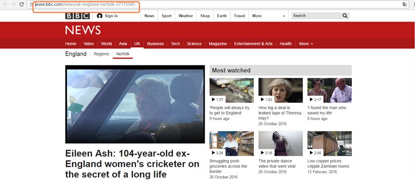 Download BBC Videos - Copy Video URL