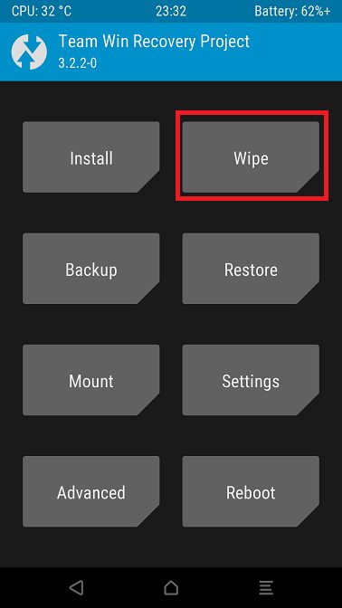 twrp temizle wipe secenekleri rehberi 5