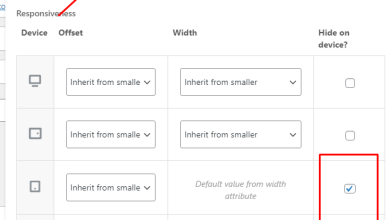 visual composer da mobil masaustunde gizleme 02