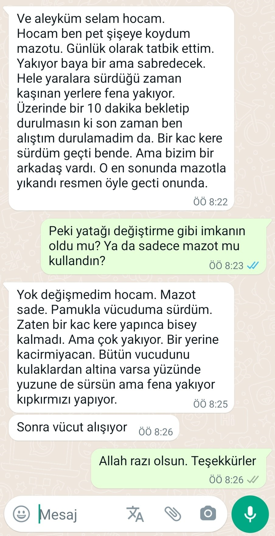 uyuz hastaligi tedavisi kesin cozum